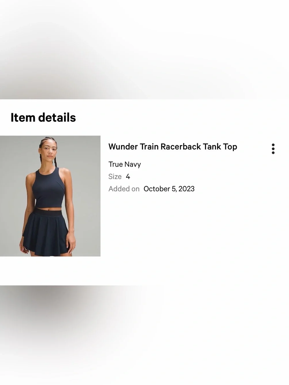 Wunder Train Racerback Tank Top - Picture 4 of 4